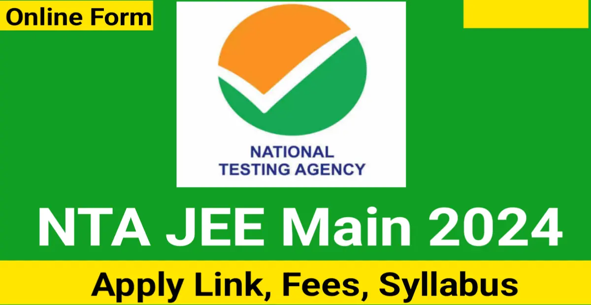 Nta Jee Main 2024 Registration Eligibility Application Fee