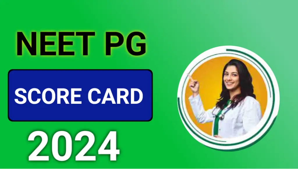 NEET PG Scorecard 2024