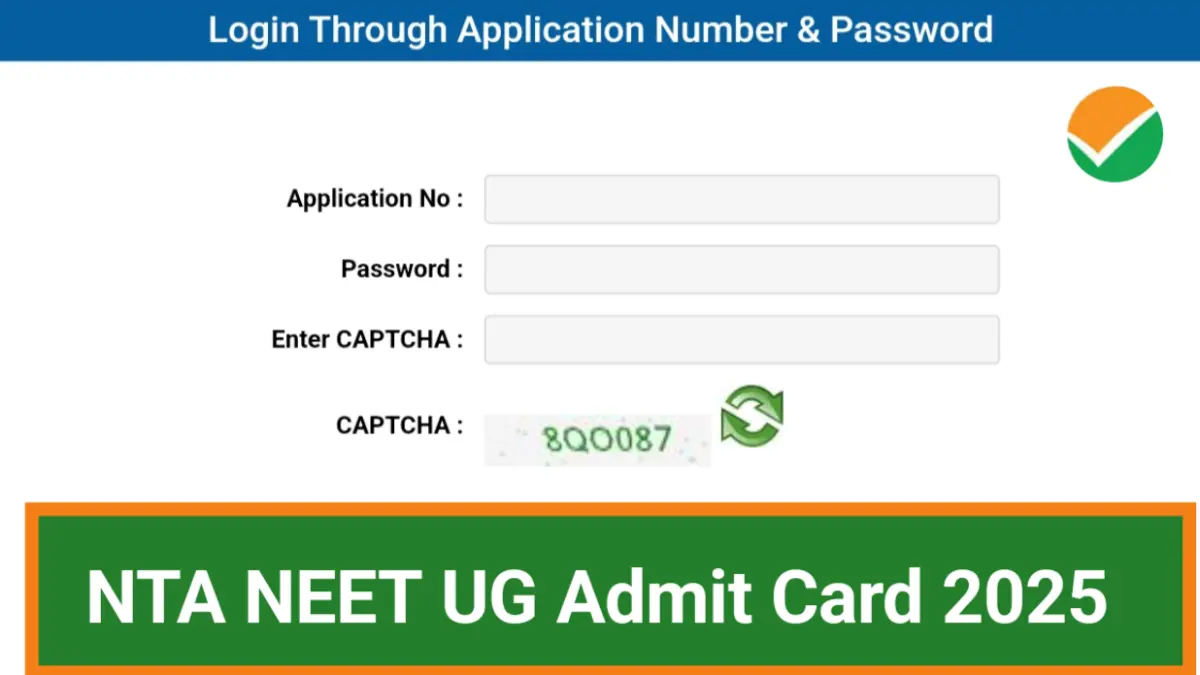 NTA NEET UG Admit Card 2025