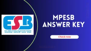 MPESB Group 4 Various Post Answer Key 2025