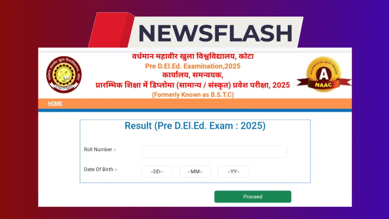 Rajasthan BSTC Result 2025